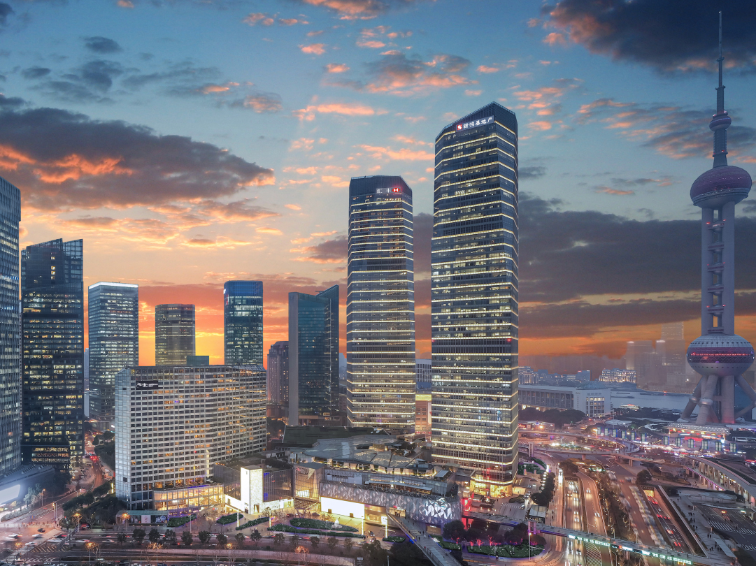 Shanghai IFC skyline